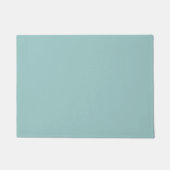 Eishell Blue Solid Color Deurmat (Voorkant)