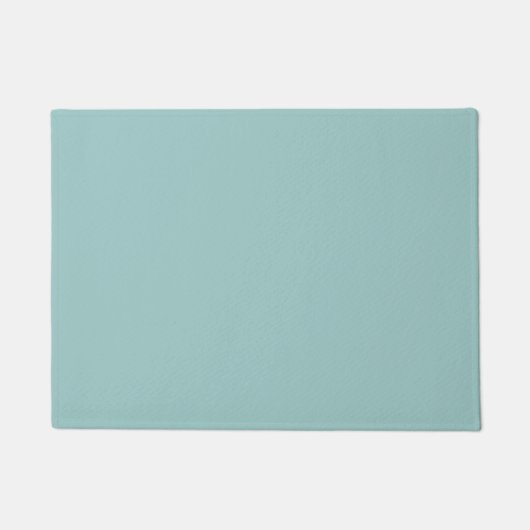 Eishell Blue Solid Color Deurmat (Voorkant)