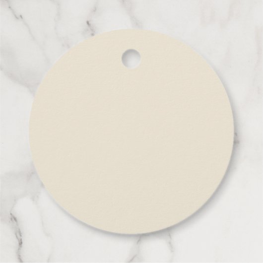 Eishell Solid Color Bedankjes Labels (Achterkant)