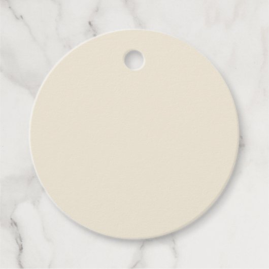 Eishell Solid Color Bedankjes Labels (Voorkant)