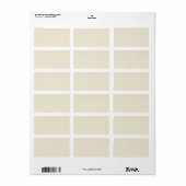 Eishell Solid Color Etiket (Full Sheet)