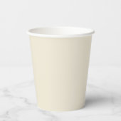Eishell Solid Color Papieren Bekers (Achterkant)
