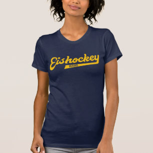 Eishockey Mama, Duitse Hockey Mam Name and Number T-shirt