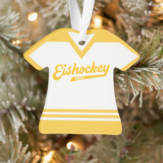 Eishockey Mama German Hockey mama Ornament (Boom)