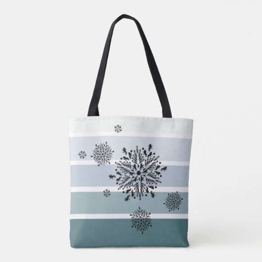 Eiskristalle mit Tölter Tasche Tote Bag (Achterkant)