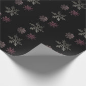 Eiskristalle, silber, pink cadeaupapier (Hoek)