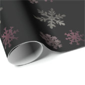 Eiskristalle, silber, pink cadeaupapier (Rol Hoek)