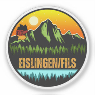 Eislingen Fils, Baden-Württemberg Duitsland Sticker