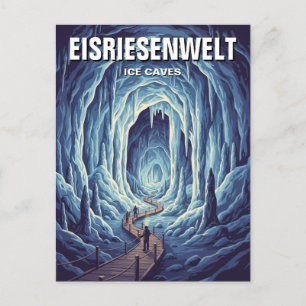 Eisriesenwelt Ices Caves Oostenrijk Reizen Briefkaart