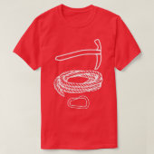 Eisspitzhacke Klimaatverandering Rope Ice Climate  T-shirt (Design voorkant)