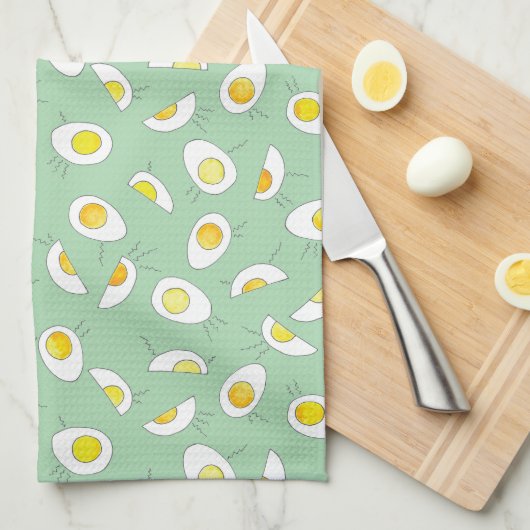 Eistatisch! - in bleek groen theedoek (Quarter Fold)