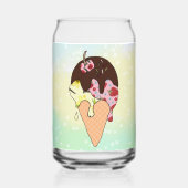Eistüte blikvorm glas (Achterkant)