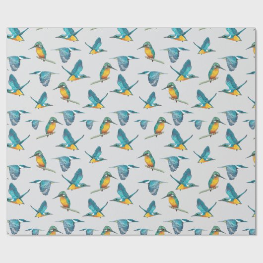 Eisvogel Cadeaupapier (Vlak)