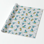 Eisvogel Cadeaupapier (Uitgerold)