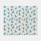 Eisvogel Fleece Deken (Voorkant (Horizontaal))