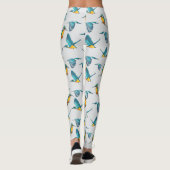 Eisvogel-Muster Leggings (Achterkant)