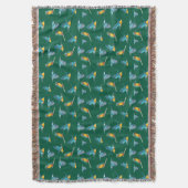 Eisvogel-Muster Leggings Deken (Voorkant Verticaal)