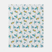 Eisvogel-Muster Leggings Fleece Deken (Voorkant)