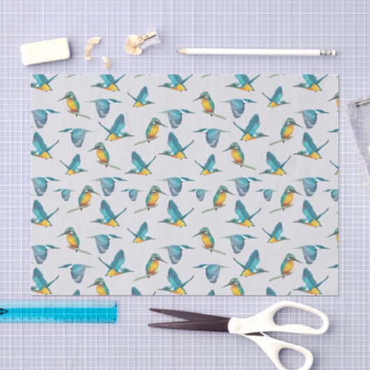 Eisvogel Tissuepapier (Craft)