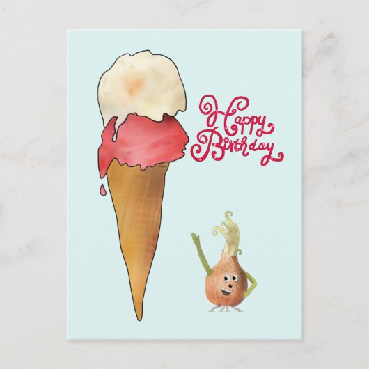 Eiswaffel Briefkaart (Voorkant)