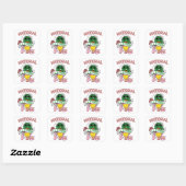 eiswaffel kawaii vierkante sticker (Vel)