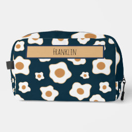 Eitekening in aangepaste naam toilettasje