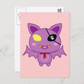 Eitel the Bat Briefkaart (Voorkant / Achterkant)