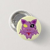 Eitel the Bat Ronde Button 3,2 Cm (Voorkant /achterkant)