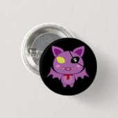 Eitel the Bat Ronde Button 3,2 Cm (Voorkant /achterkant)