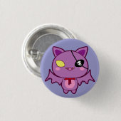 Eitel the Vain Bat Ronde Button 3,2 Cm (Voorkant /achterkant)