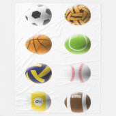 eitendeken voor sportbeoefening fleece deken (Voorkant)