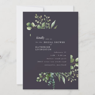 Eitgplant Blodal Shower Invitation Kaart