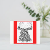 either/or briefkaart (Staand voorkant)