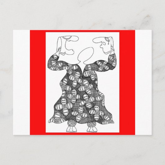 either/or briefkaart (Voorkant)