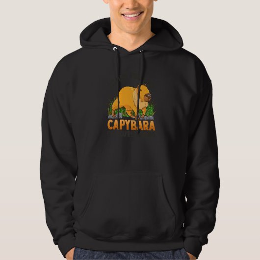 Either You Like Capybara or You are Wrong  Capybar Hoodie (Voorkant)