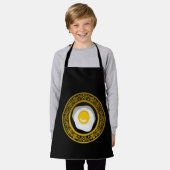 Eitjes op Bord graveren Schort (Gedragen)