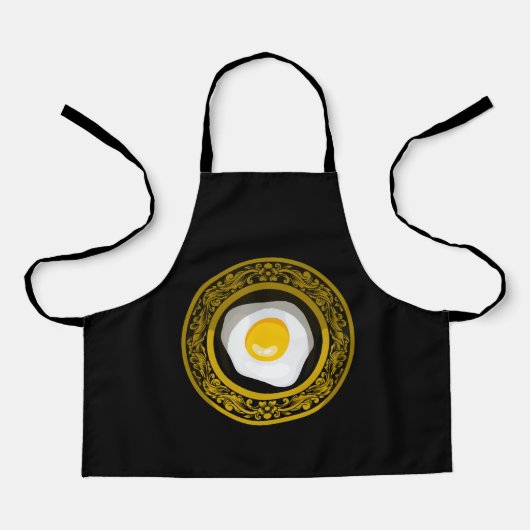 Eitjes op Bord graveren Schort (Voorkant)