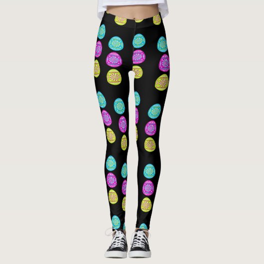 eitjes op zwart leggings (Voorkant)