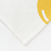 Eitjes roerei: eigenzinnig . fleece deken (Hoek)