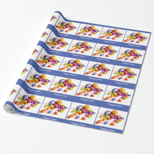 eitjes voor blijvend ooster cadeaupapier (Uitgerold)