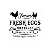 Eitkartonnen stempel - Boerderij Verse eieren (Afrduk)