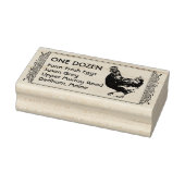 Eitkartonnen stempel Hen op Brits Label Design (Stempel)