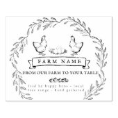 Eitkartonnen stempel voor Rustisch Boerderij (Afrduk)