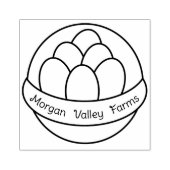 Eitkorf op Boerderij standaard Rubberstempel (Afrduk)