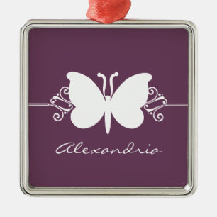 Eitplant Butterfly Swirls Premium Ornament
