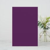Eitplant Paarse vaste kleur Briefpapier (Staand voorkant)