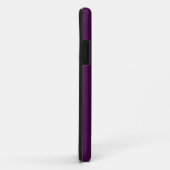 Eitplant Paarse vaste kleur Case-Mate iPhone Case (Achterkant/rechts)