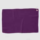 Eitplant Paarse vaste kleur Golfhanddoek (Horizontaal)
