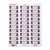 Eitplant Rozen Return Address Label (Full Sheet)