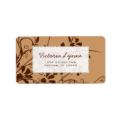 Eitplant Rozen Return Address Label (Voorkant)